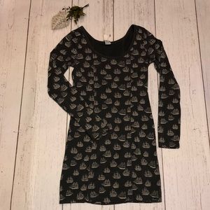 Ship printed mini dress by Billabong